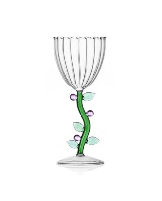 Pahar pentru vin, Pink Flower, Botanica - designer Alessandra Baldereschi - ICHENDORF